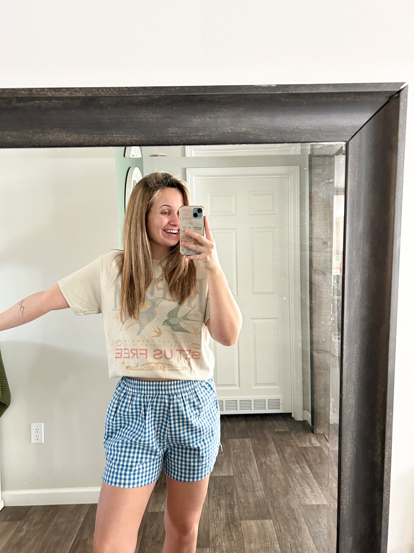 Gingham Shorts