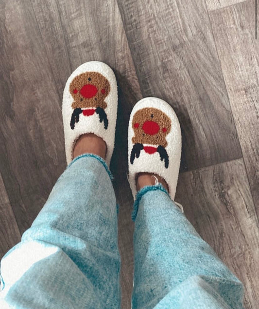 Reindeer Slippers